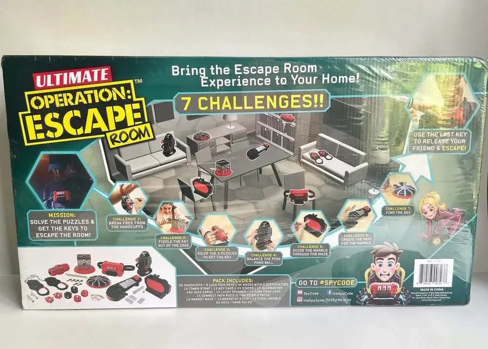 Spy Code Ultimate Operation Escape Room Board Game